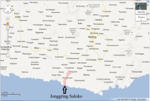 Jonggring Saloko Map